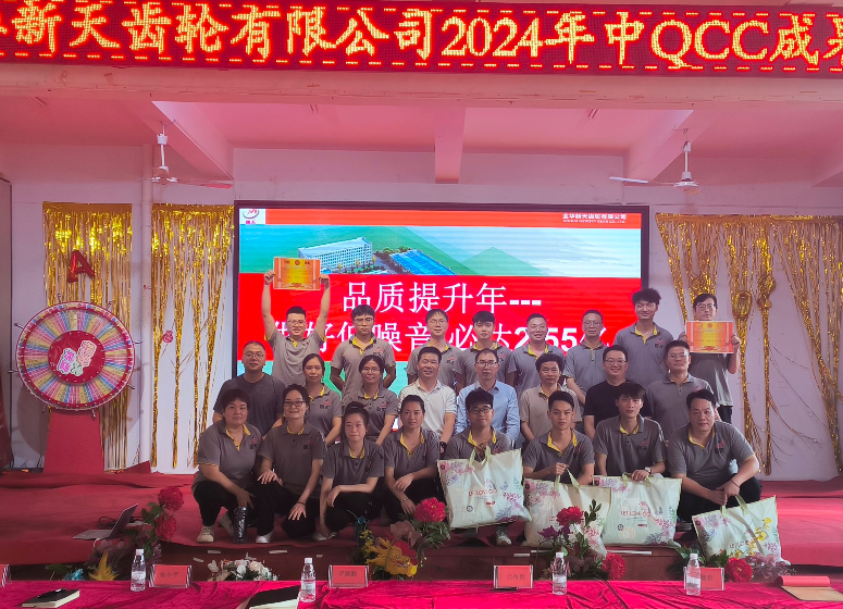 金華新天齒輪第42期QCC改善成果發(fā)表會